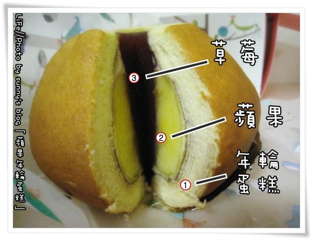 真心推薦．一吃就上癮の草莓蘋果年輪蛋糕