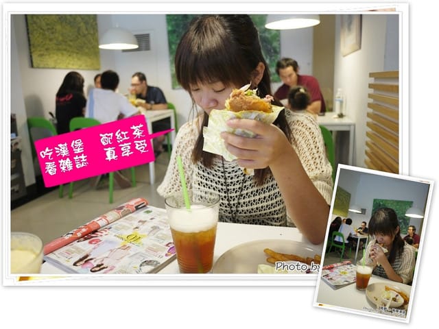 ▌嘉義．不是大俠的小女子也要大口吃的「樂檸漢堡」 ▌