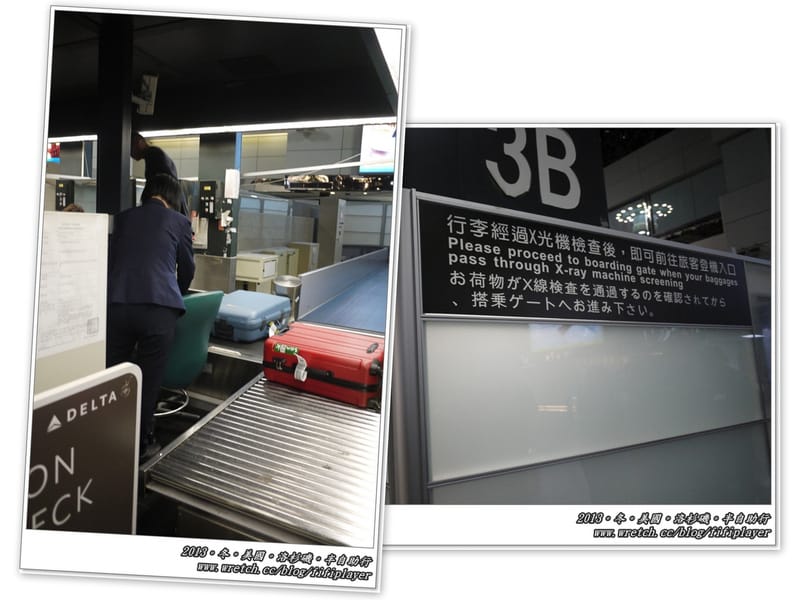 ▌一個人去旅行．美國洛杉磯自由行．美國出入境(上)．自助報到．快速通關篇 ▌