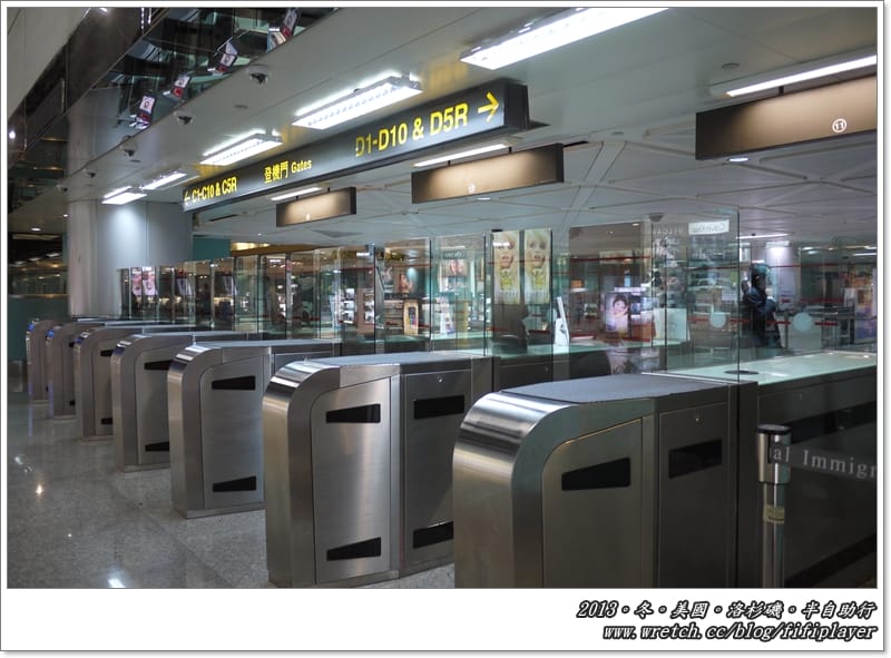 ▌一個人去旅行．美國洛杉磯自由行．美國出入境(上)．自助報到．快速通關篇 ▌