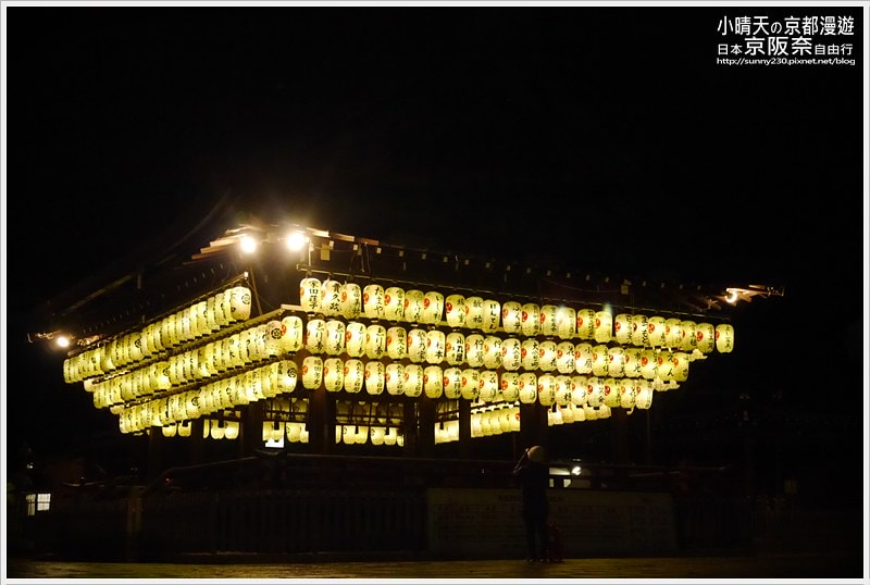 一個人的京阪奈自由行神秘莊嚴寂靜八阪神社.夜拍篇