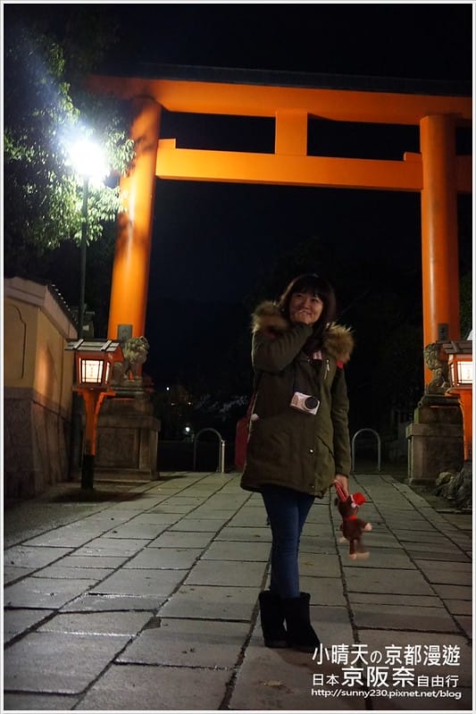 一個人的京阪奈自由行｜神秘莊嚴寂靜八阪神社．夜拍篇