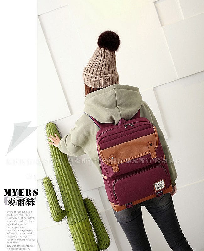 購物｜雙肩減壓多用筆電後揹包↷讓熟女一秒偽變女大生