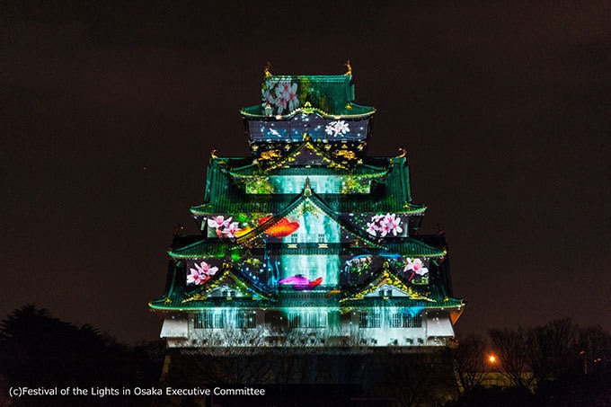 一個人的京阪奈自由行冬季限定關西三大燈會之大阪光之饗宴