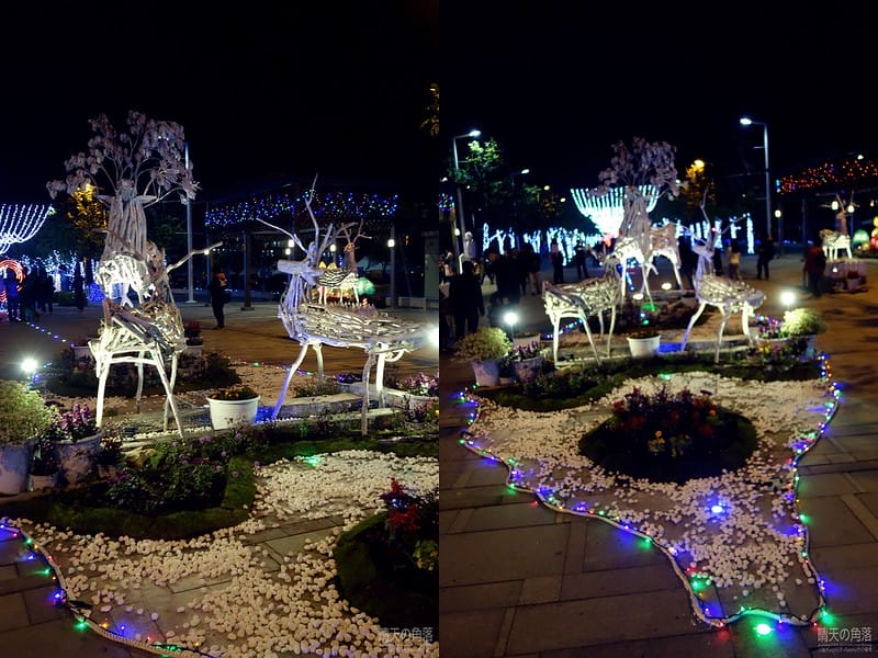 嘉義縣政府舉辦「故宮開嘉門、嘉藝賞燈趣」活動於19日點燈，最引人入勝的是「縣府3D光雕區」，不過，3D光雕秀僅到27日就結束，民眾須把握時間。  嘉義縣政府為迎接故宮南院開幕，於19日起，舉辦「故宮開嘉門、嘉藝賞燈趣」活動，共有8大主題燈區，賞燈區位於嘉義縣政府前及長達1公里的太子大道裝置展出，活動一直到明年元宵節。  其中的「縣府3D光雕區」是以3D雷射燈光投影，展示的「3D光雕秀」涵蓋嘉義的宗教、藝術及文化觀光等元素，如阿里山小火車穿越櫻花樹下美景畫面，縣府大樓化身為大型耶誕禮物裝飾，令觀看民眾嘆為觀