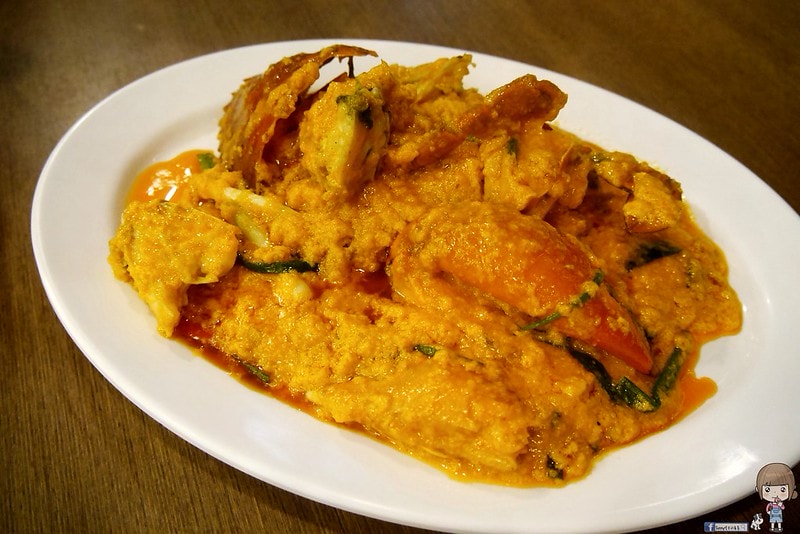 泰國曼谷+華欣五天四夜自由行建興酒家咖哩螃蟹