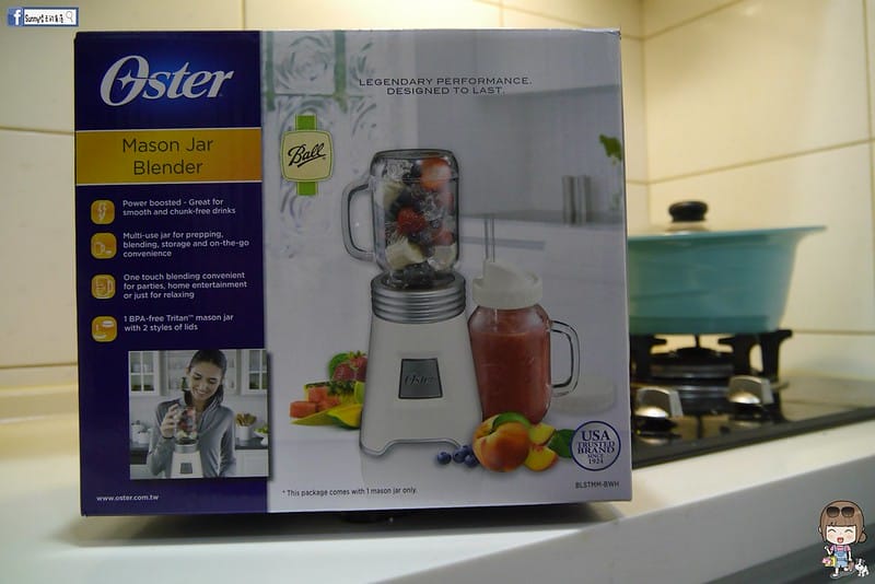 美國OSTER-Ball Mason Jar隨鮮瓶果汁機
