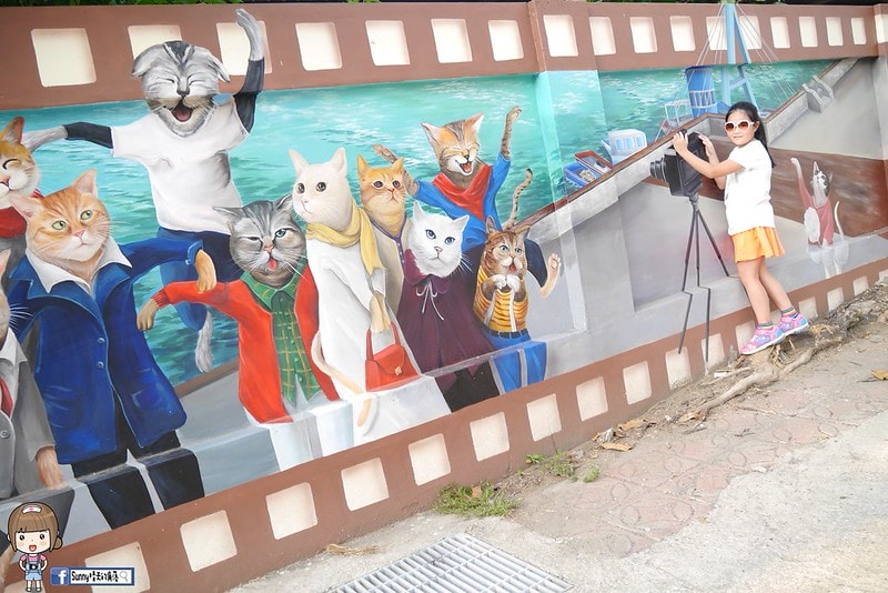 嘉義布袋喵星人愛情故事彩繪