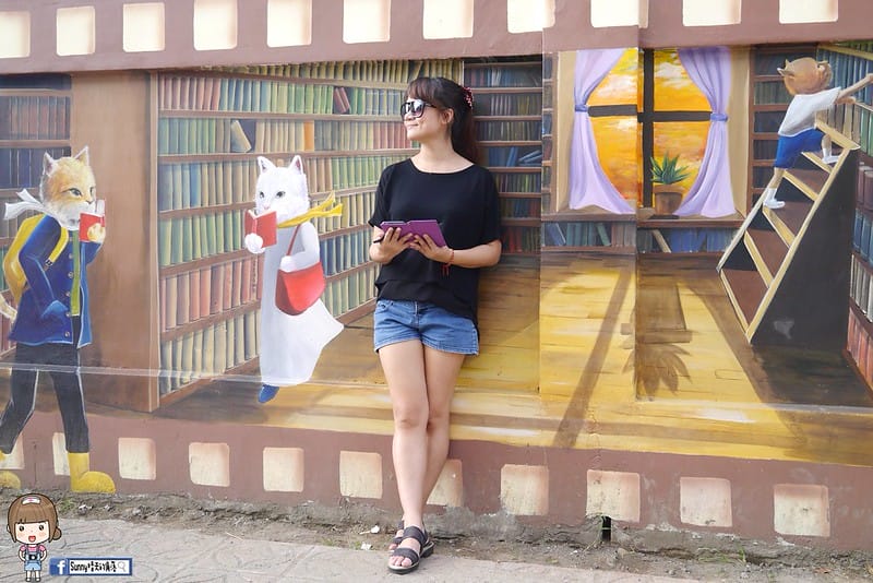 嘉義布袋｜喵星人愛情故事彩繪