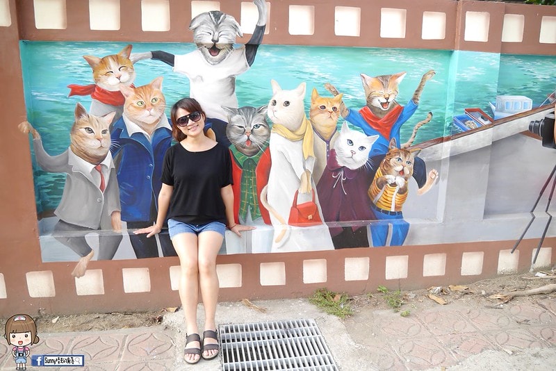 嘉義布袋喵星人愛情故事彩繪