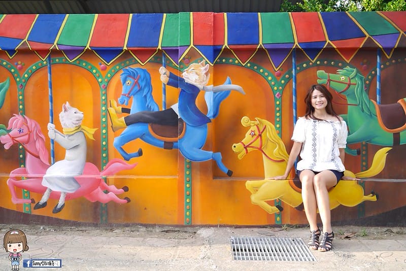 嘉義布袋｜喵星人愛情故事彩繪