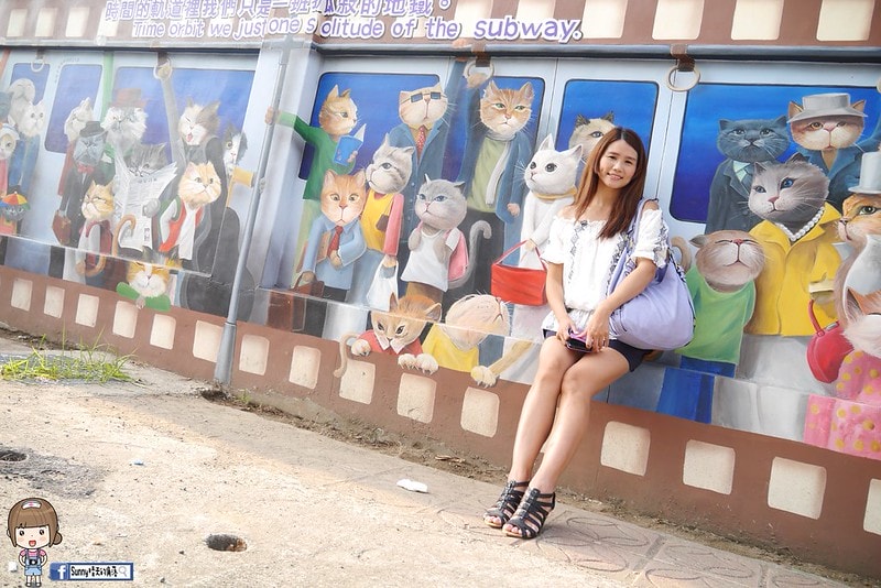 嘉義布袋喵星人愛情故事彩繪