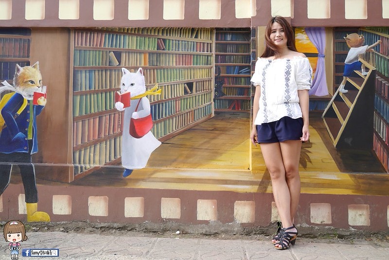 嘉義布袋喵星人愛情故事彩繪