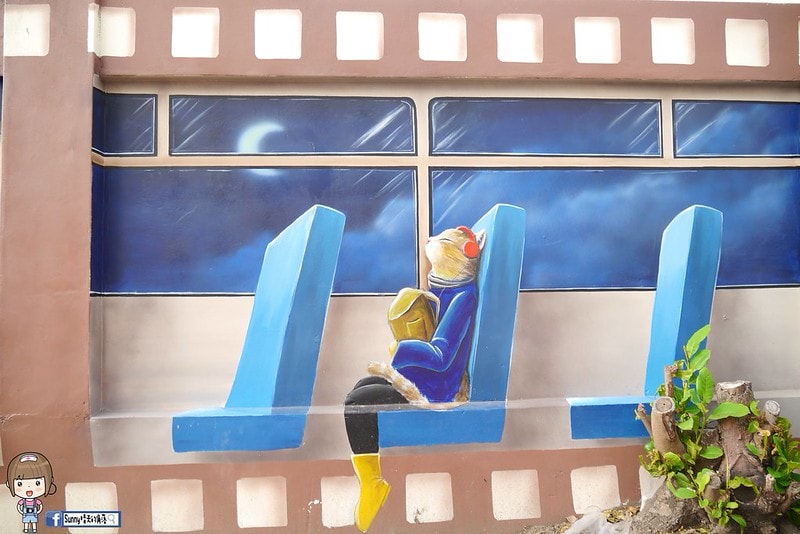 嘉義布袋喵星人愛情故事彩繪