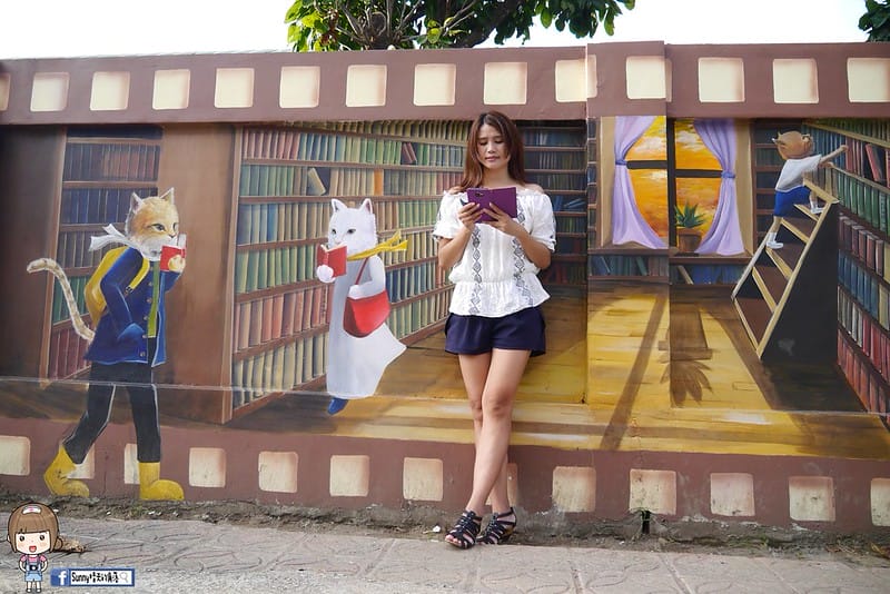 嘉義布袋｜喵星人愛情故事彩繪