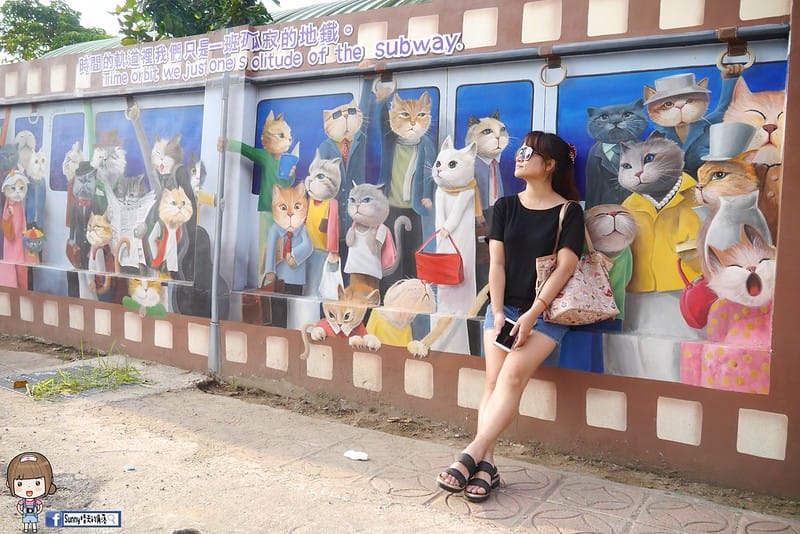 嘉義布袋｜喵星人愛情故事彩繪