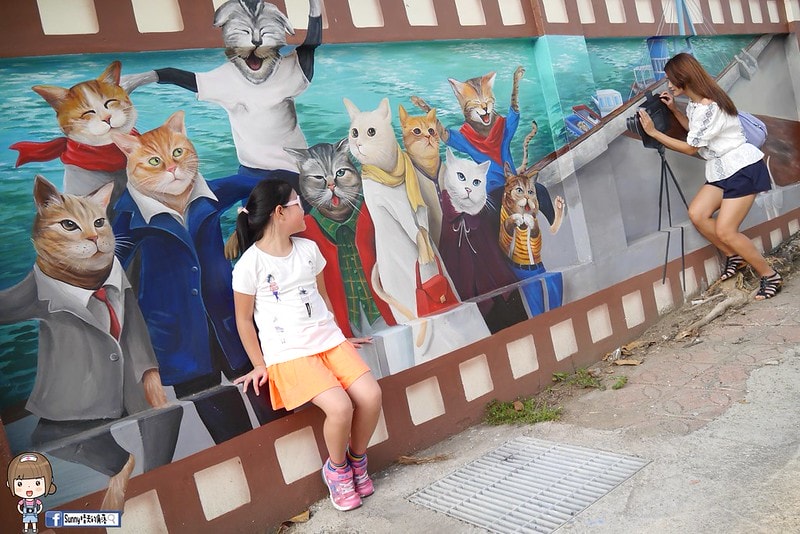 嘉義布袋喵星人愛情故事彩繪