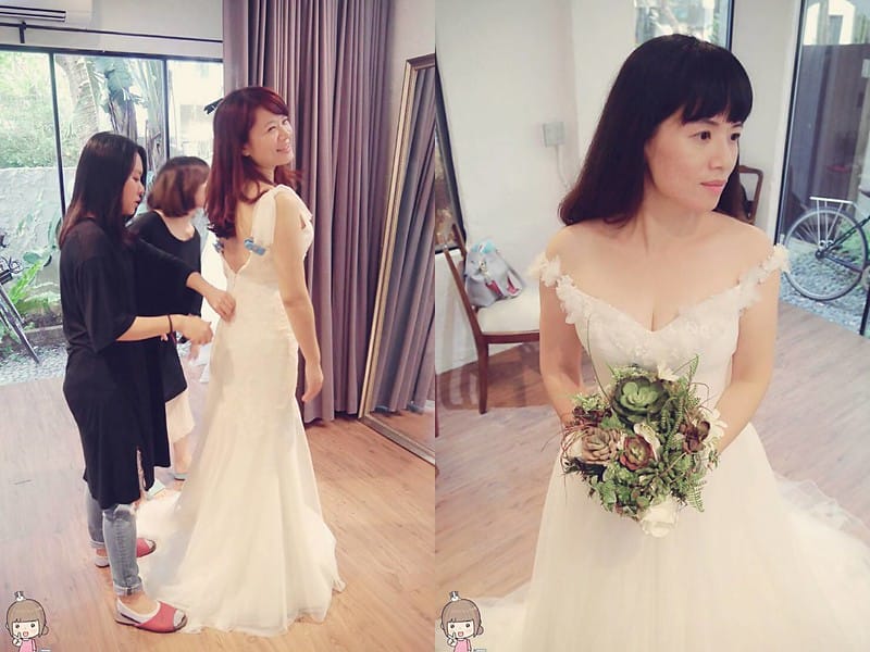 閨蜜婚紗之工作室挑婚紗