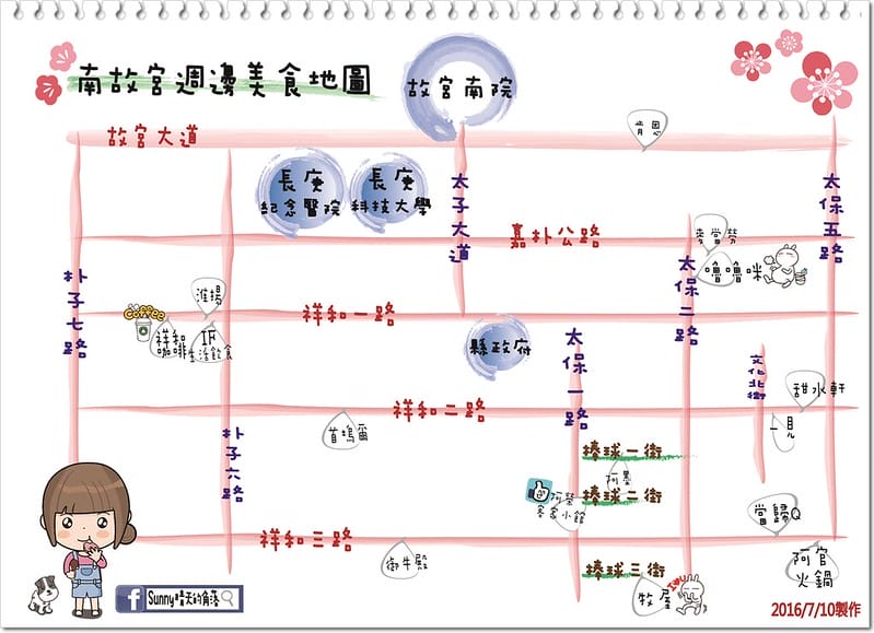 Sunnyの南故宮週邊美食地圖