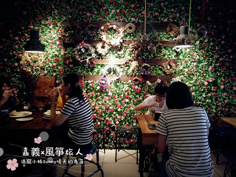 嘉義x風箏旅人乾燥花天堂x下午茶/鬆餅/背包旅社