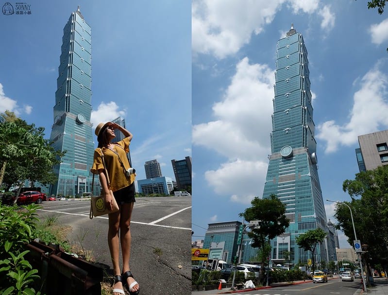 台北景點｜台北101，幾米公車，擁抱月亮