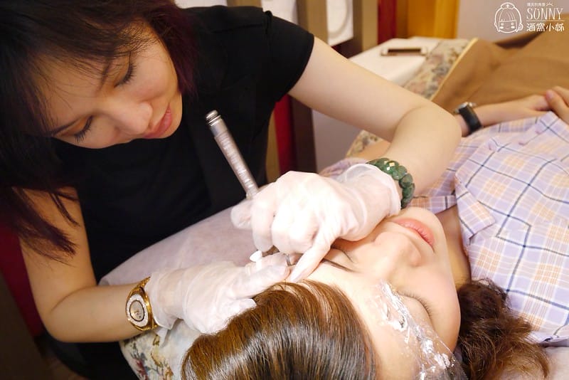 台中霧眉推薦|十分鐘給你超自然純手工霧眉-Party Queen仿妝紋繡