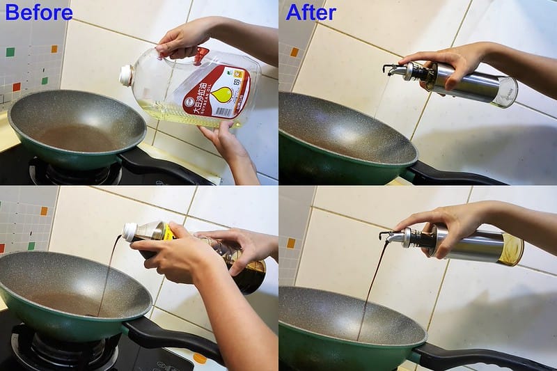 廚房好用小物推薦|品幸福-質感不鏽鋼玻璃油壺罐,304不鏽鋼保鮮盒