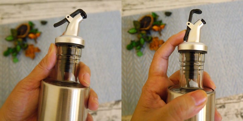 廚房好用小物推薦|品幸福-質感不鏽鋼玻璃油壺罐,304不鏽鋼保鮮盒