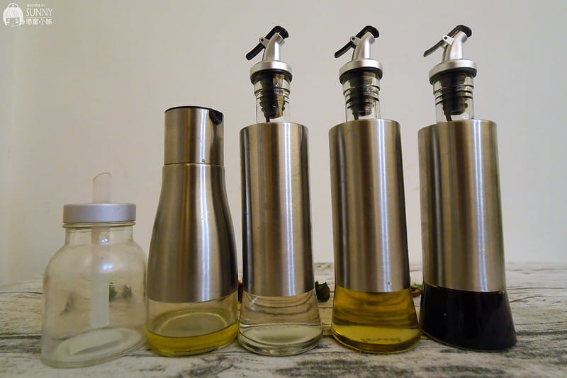 廚房好用小物推薦|品幸福-質感不鏽鋼玻璃油壺罐,304不鏽鋼保鮮盒