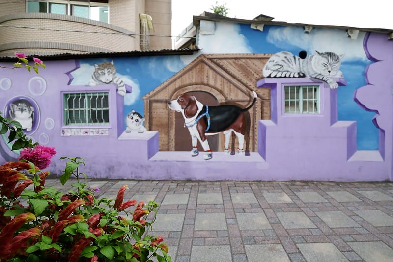 北港景點｜北港公館里3D彩繪社區