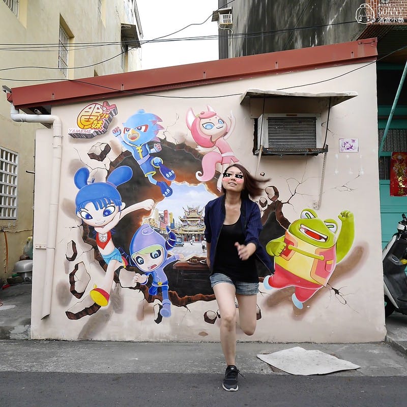 北港景點｜北港公館里3D彩繪社區