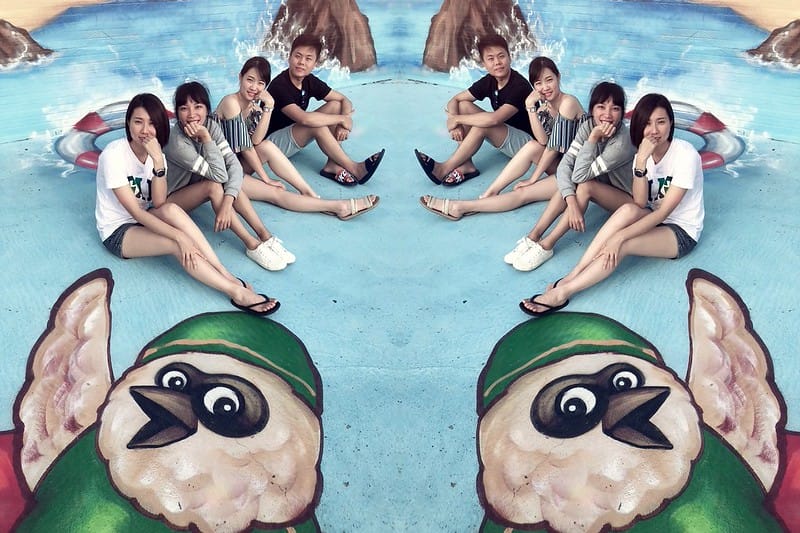 2018墾丁兩天一夜之推薦必拍順程景點-全台最有特色的郵局-伯勞鳥便利箱彩繪