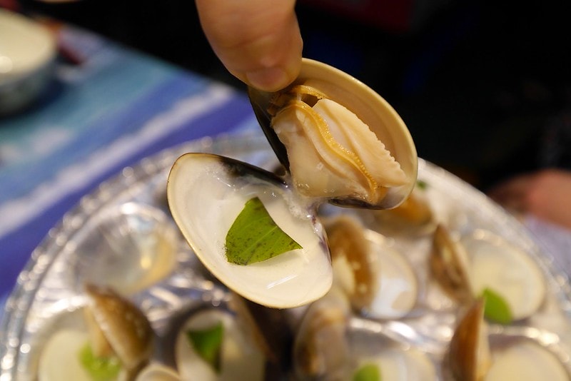 嘉義文化夜市美食蜊正站好(鮮烤蛤蜊)