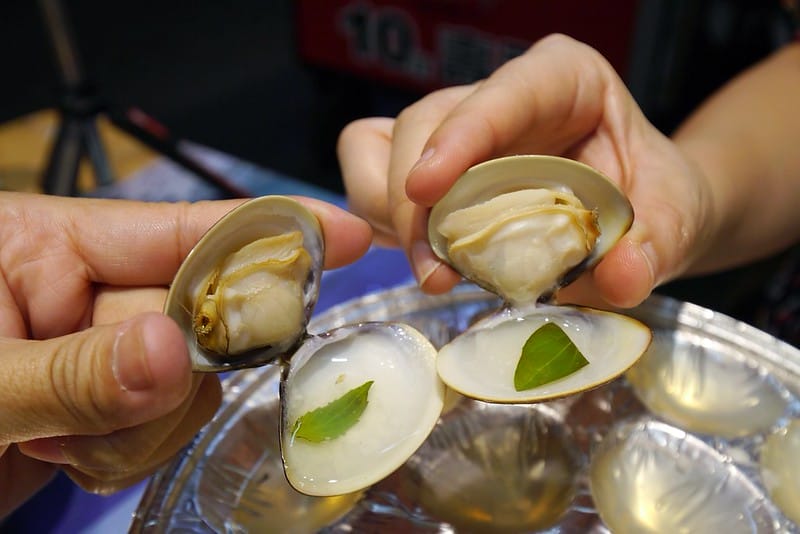 嘉義文化夜市美食｜蜊正站好（鮮烤蛤蜊）