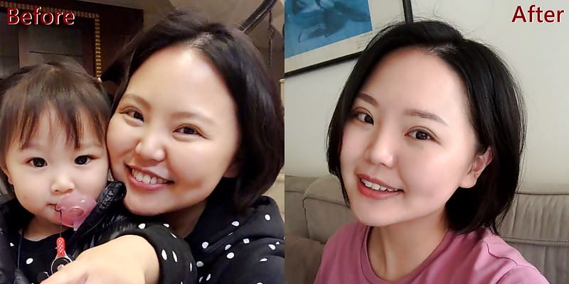 霧眉前後（台中黛玲老師）