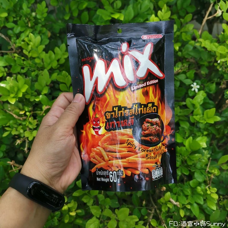 酒窩小姊の追劇零食｜泰國超人氣mix脆脆條韓式辣雞口味！香脆辣讓你一口一口涮嘴停不了