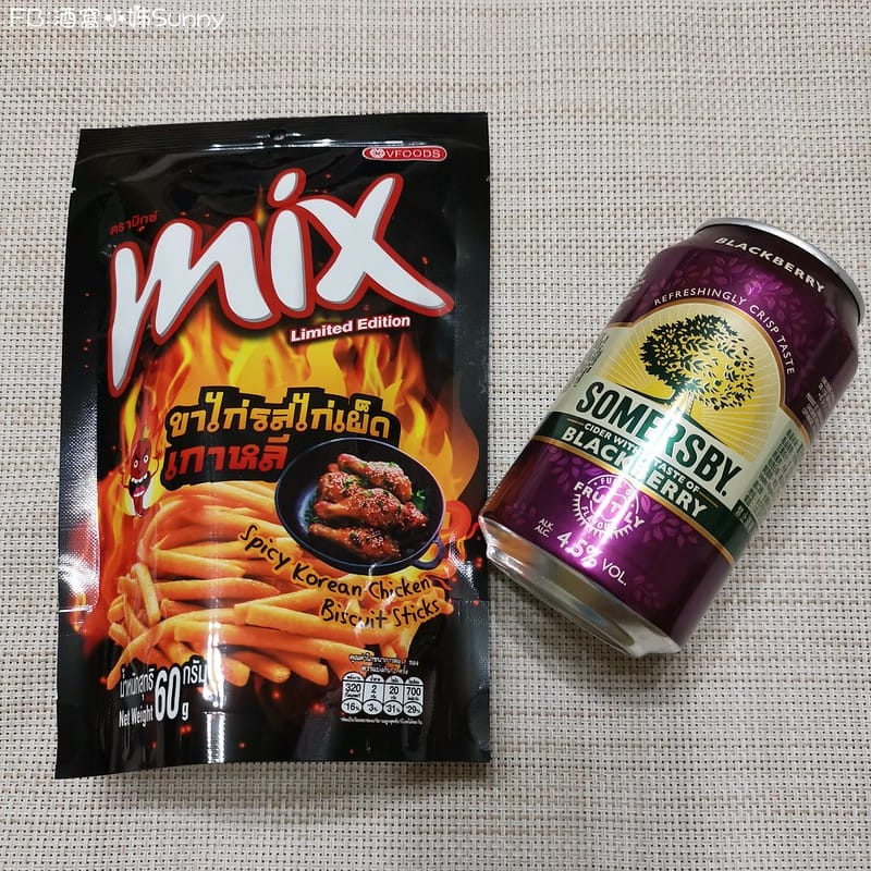 酒窩小姊の追劇零食｜泰國超人氣mix脆脆條韓式辣雞口味！香脆辣讓你一口一口涮嘴停不了