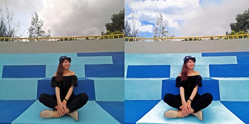 拯救陰天照片大作戰,用PICNIC幫你一秒P出美美的藍天