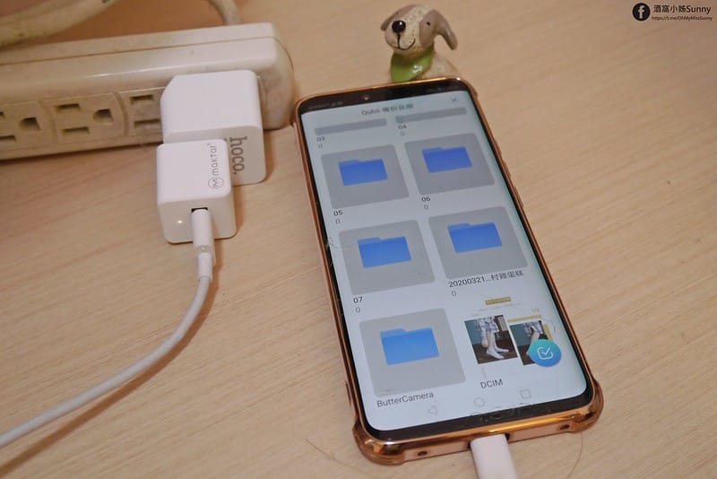 手機備份神器｜Qubii Android 備份豆腐*1 + Apacer UHS-1 128GB記憶卡*1+hoco輕量2.4A急速雙孔快充頭白色*1