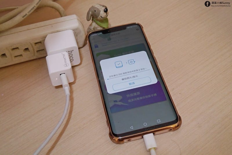 手機備份神器｜Qubii Android 備份豆腐*1 + Apacer UHS-1 128GB記憶卡*1+hoco輕量2.4A急速雙孔快充頭白色*1