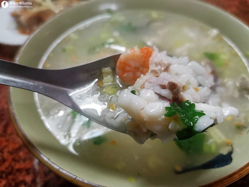 2020年.朴子在地美食.隱藏版美食.阿田小吃部.海產粥.只有晚上營業.酒窩小姊sunny
