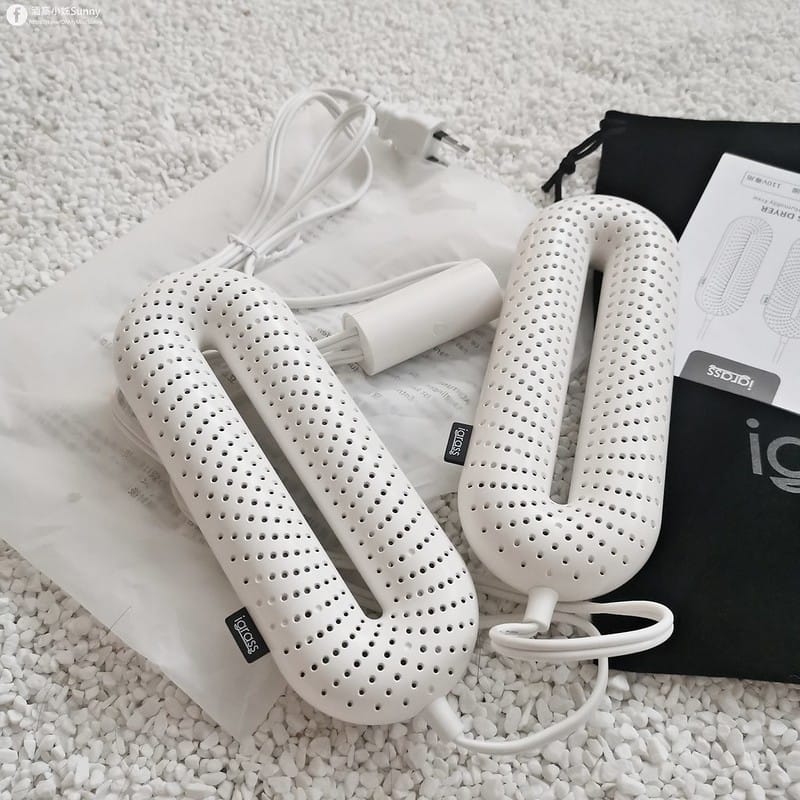 酒窩小姊開箱日常|igrass攜帶式烘鞋機