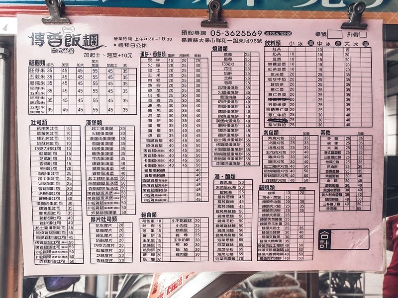 嘉義美食x太保美食x早餐x傳香飯糰