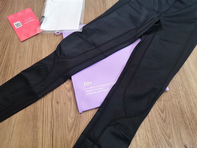 壓力褲試穿報告|【Fitty】運動護膝壓力褲（女款・經典全黑）