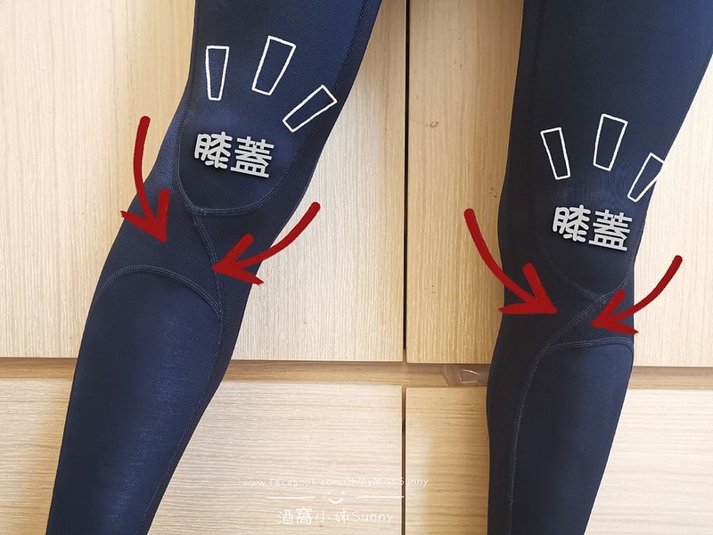 壓力褲試穿報告【Fitty】運動護膝壓力褲(女款・經典全黑)