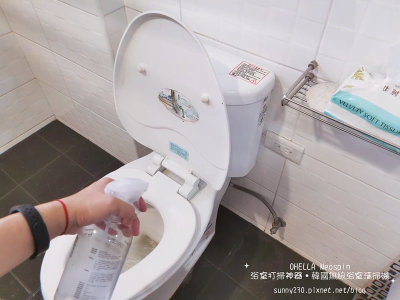 開箱｜韓國OHELLA Neospin無線浴室清掃機