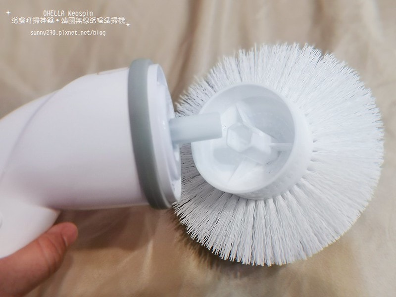 開箱韓國OHELLA Neospin無線浴室清掃機