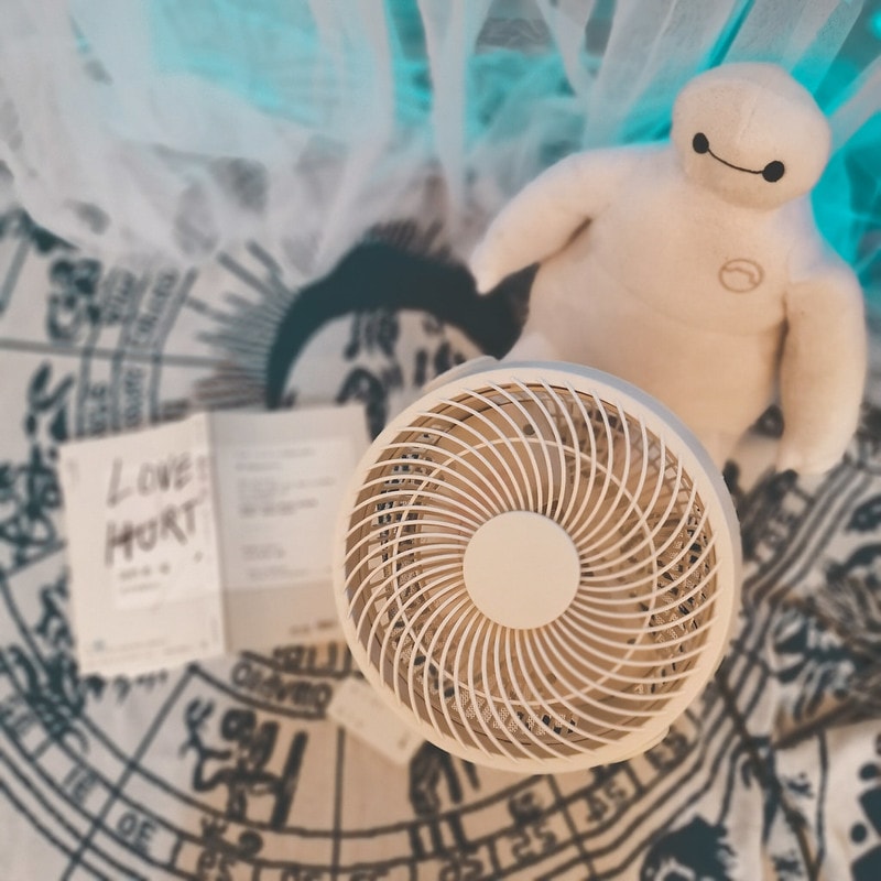 酒窩小姊の開箱日常Giaretti 10吋遙控DC復古循環扇(GT-VF10)