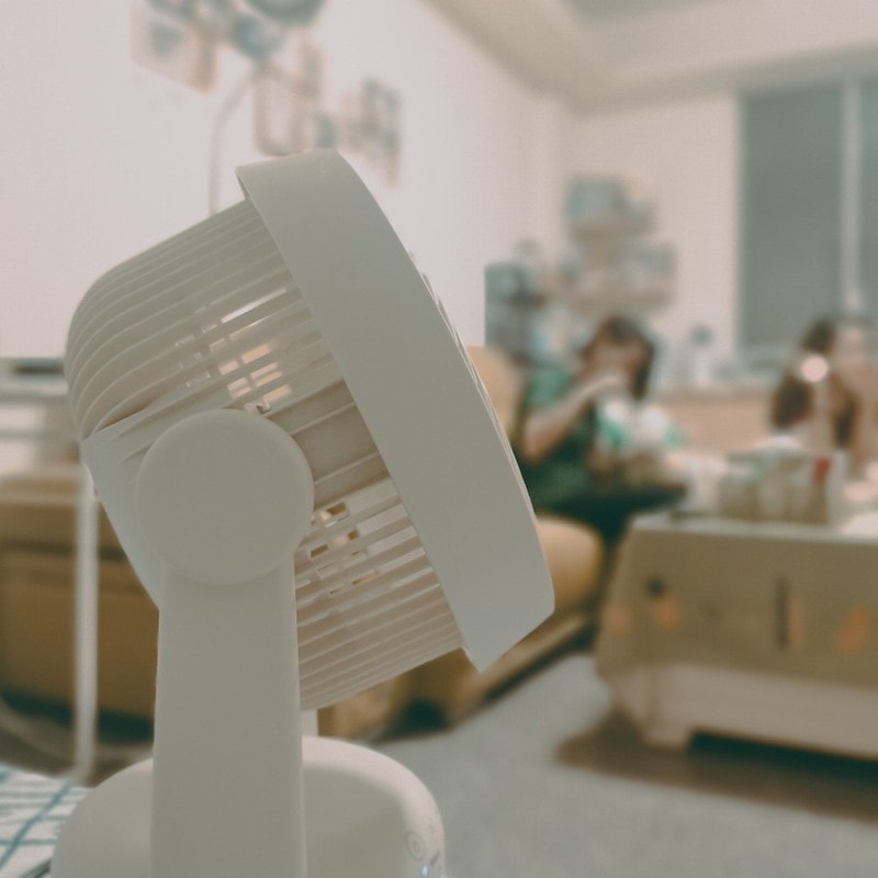 酒窩小姊の開箱日常Giaretti 10吋遙控DC復古循環扇(GT-VF10)