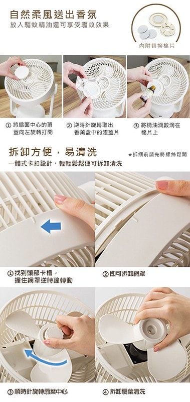 酒窩小姊の開箱日常Giaretti 10吋遙控DC復古循環扇(GT-VF10)